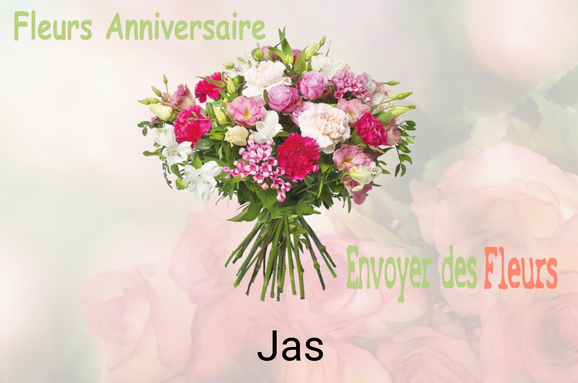 Bouquet de fleurs d’anniversaire livré à Jas