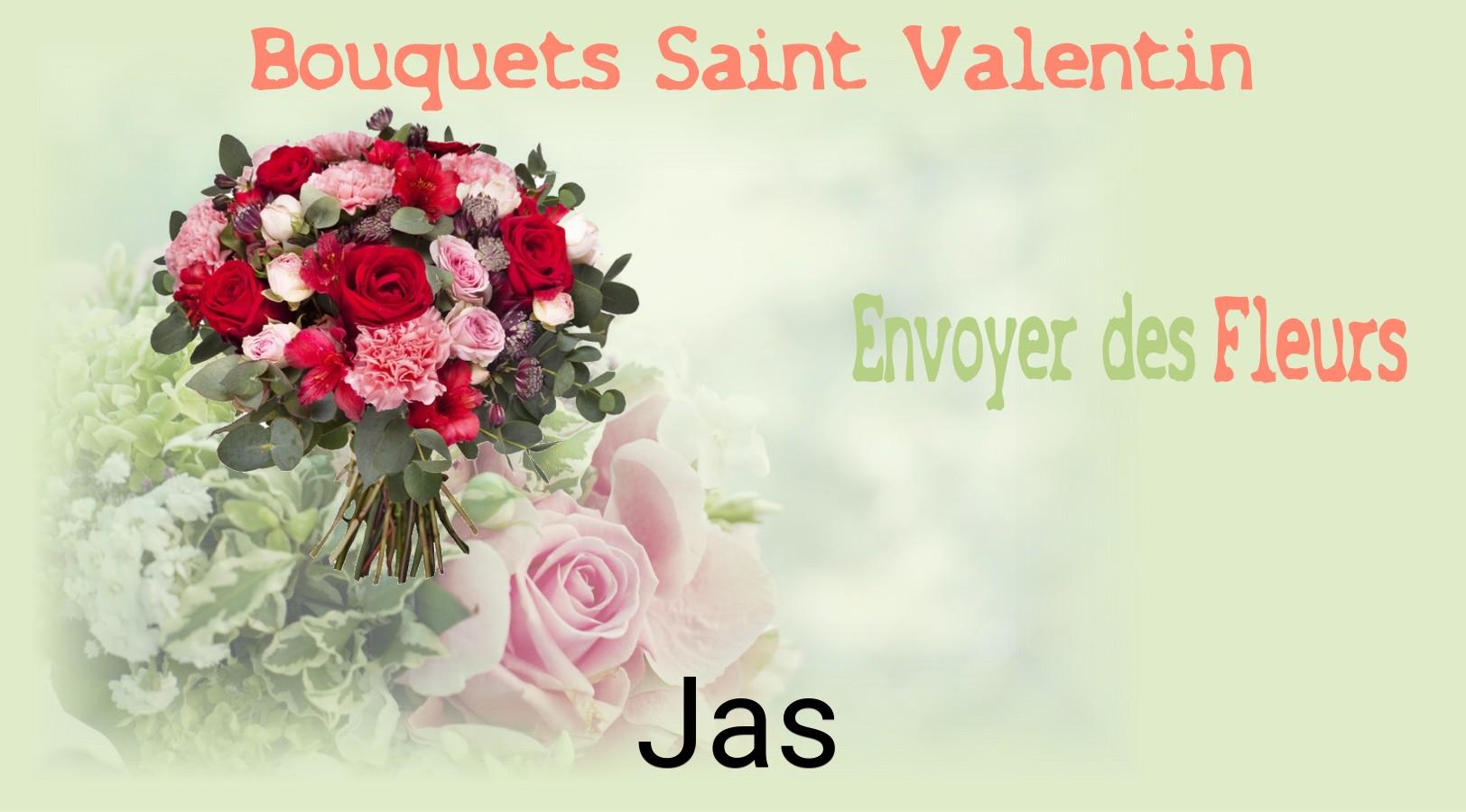 Roses de Saint-Valentin livrées à Jas